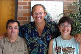 Jackson Pace, Tony Bertucci, and Alicia Ruch-Flynn
