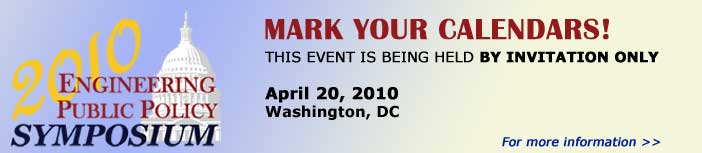 2010 Egineering Public Policy Symposium Ad