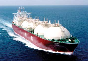 Two If By Sea - The 135,000 cubic meter LNG carrier Al Wajbah