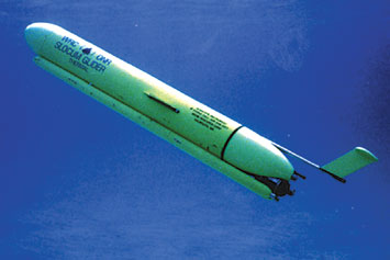 News & Notes - An autonomous underwater vehicle