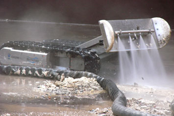 Tech Focus - A remotely controlled bulldozer