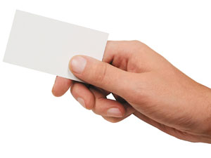 What’s In a Name - Offering a business card