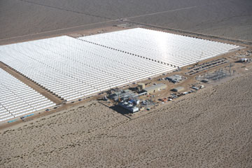 Sunshine Solution - A solar thermal plant in southern Nevada