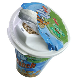 The New Point of View - Kellogg’s Drink’n Crunch cereal-in-hand