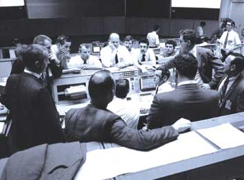 The Efficient Frontier - Members of the flight control team during the return of Apollo XIII