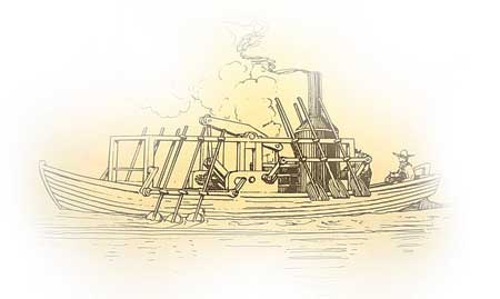 Genesis of the Steamboat - Fitch’s steamboat