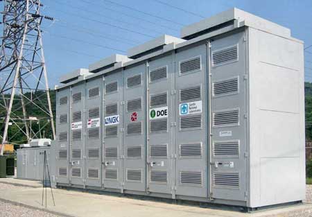 Building the New Electric Grid - Battery at AEP facility