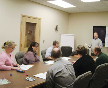 Hands Around the Job - Sam Wagner leads a job methods class