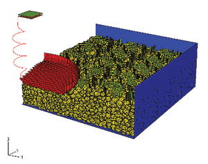 Input Output - Cross-section of artificial turf