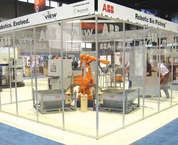 Tech Focus - ABB uses a robot-mounted camera to locate 3-D parts