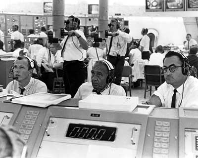 Apollo Mission - Controllers at Kennedy Space Center