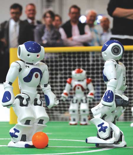 From Simple Rules - RoboCup match