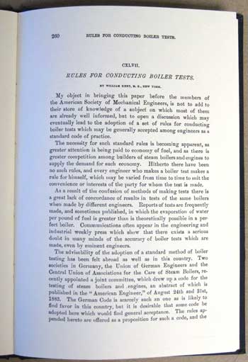 To Protect and Serve - 1884 volume of the Society’s Transactions published initial draft of ASME’s first industrial code