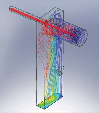 The Right Mix - Simulation of the original Linnox burner design