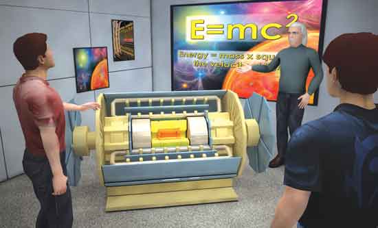 Disruption from the Virtual World – An Einstein avatar