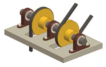 Exact Constraint - Two bearings establish a shaft’s axis in space