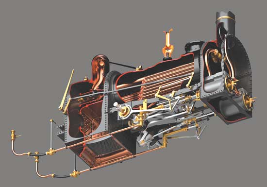 The Power of the Past - Engineering detail of locomotive