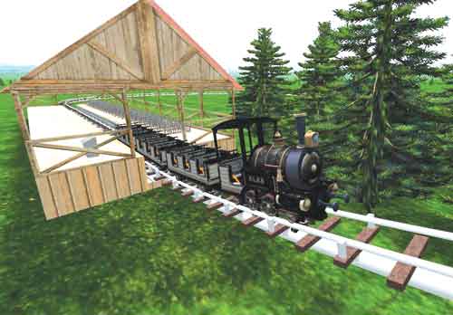 Computing - Computerized roller coaster animation