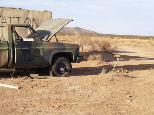 The Drone Warrior - Robot checking test vehicle