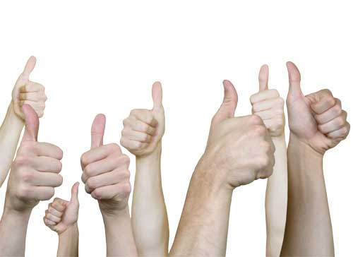 Satisfaction - Sign of approval
