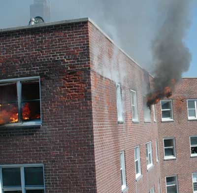 Wind, Fire & High-Rises - Wind control device cuts heat flux