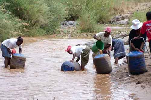 Tuning In - Collecting water