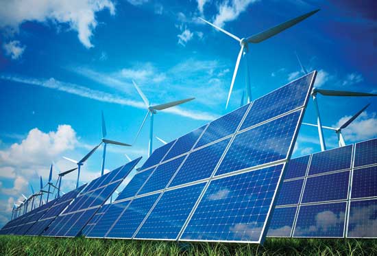 Renewables: Disruptors or Distrupted? - Solar panels and wind turbines