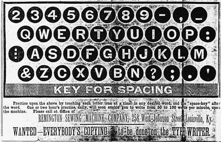 ASME News - The Sholes & Glidden typewriter introduced the Qwerty keyboard