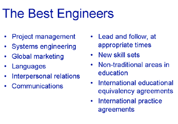 Fueling the Global Economy - The Best Engineers