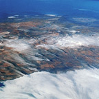 Clouds Over Mountain Range