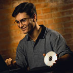 CD in Man's Hand