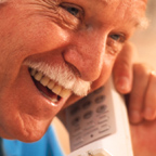 Older Male On Phone