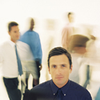 Top Of Head In Blurred Crowd