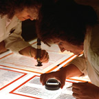 Studying Paper On Light Board