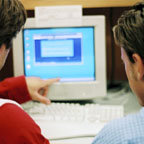 Instructions at Computer