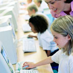 Young Students In Computer Lab
