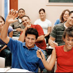Students Laughing In Class