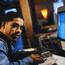Man at Desktop