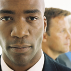Business Man In Facial Close Up