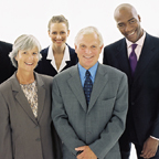 Group Of Four Professionals