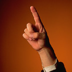 Finger Pointing Up