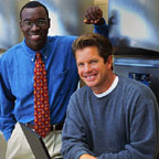 Two Men with Laptop