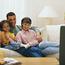 Family Watching TV