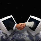 Handshake Through Computer Screens