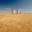 Nuclear Cooling Towers Across A Field