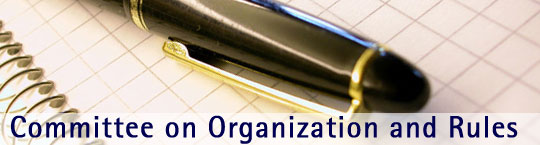 Committee on Organization and Rules (COR)