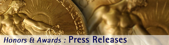 Honors & Awards Press Releases