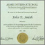 Member Certificate