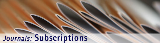 Journal: Subscriptions
